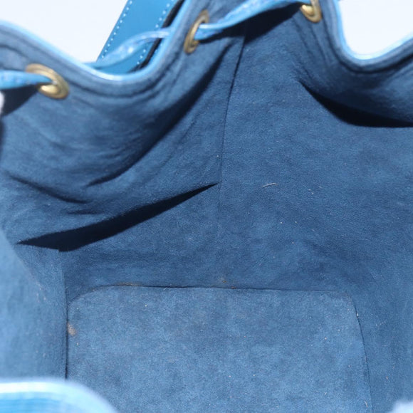 LOUIS VUITTON Epi Petit Noe Shoulder Bag Blue M44105 LV Auth ki6260