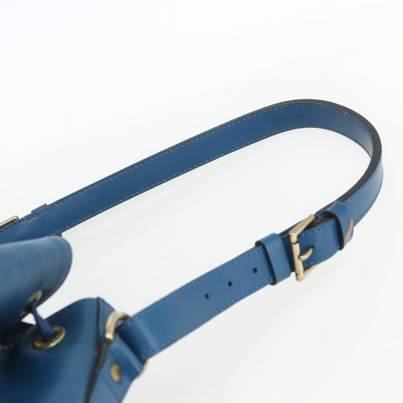 LOUIS VUITTON Epi Petit Noe Shoulder Bag Blue M44105 LV Auth ki6260
