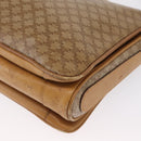 CELINE Macadam Canvas Shoulder Bag PVC Beige Gold Auth ki6262-15