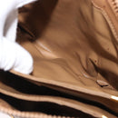 CELINE Macadam Canvas Shoulder Bag PVC Beige Gold Auth ki6262-23