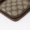 GUCCI GG Supreme Shoulder Bag PVC Leather 2way Beige Gold 65 02 025 Auth ki6263-10