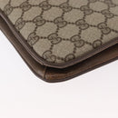 GUCCI GG Supreme Shoulder Bag PVC Leather 2way Beige Gold 65 02 025 Auth ki6263-13