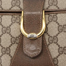 GUCCI GG Supreme Shoulder Bag PVC Leather 2way Beige Gold 65 02 025 Auth ki6263-14