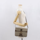 GUCCI GG Supreme Shoulder Bag PVC Leather 2way Beige Gold 65 02 025 Auth ki6263-23