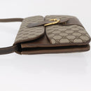 GUCCI GG Supreme Shoulder Bag PVC Leather 2way Beige Gold 65 02 025 Auth ki6263-5