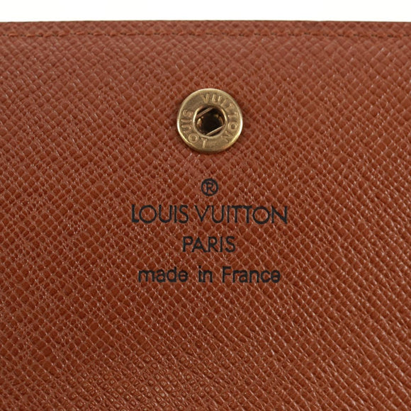 LOUIS VUITTON Monogram Porte Tresol International Wallet M61215 LV Auth ki6271