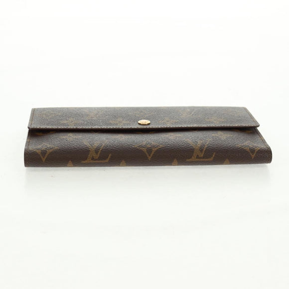 LOUIS VUITTON Monogram Porte Tresol International Wallet M61215 LV Auth ki6271