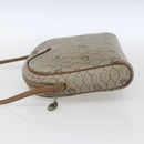 Christian Dior Honeycomb Canvas Shoulder Bag PVC Beige Gold Auth ki6276-4