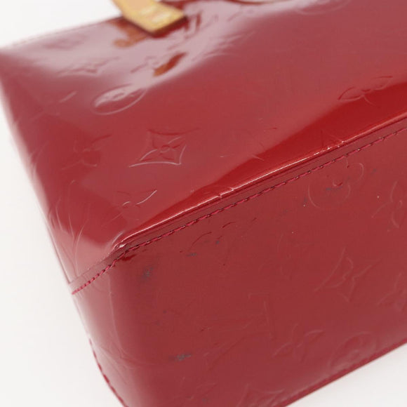 LOUIS VUITTON Monogram Vernis Reade PM Handtasche Pomme D'amour M91990 Auth ki6280