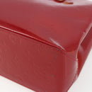 LOUIS VUITTON Monogram Vernis Reade PM Handtasche Pomme D'amour M91990 Auth ki6280-15