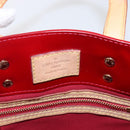 LOUIS VUITTON Monogram Vernis Reade PM Handtasche Pomme D'amour M91990 Auth ki6280-10