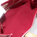 LOUIS VUITTON Monogram Vernis Reade PM Handtasche Pomme D'amour M91990 Auth ki6280-11