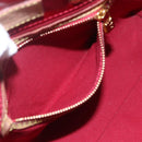 LOUIS VUITTON Monogram Vernis Reade PM Handtasche Pomme D'amour M91990 Auth ki6280-20