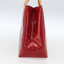LOUIS VUITTON Monogram Vernis Reade PM Handtasche Pomme D'amour M91990 Auth ki6280-3