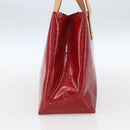 LOUIS VUITTON Monogram Vernis Reade PM Handtasche Pomme D'amour M91990 Auth ki6280-4