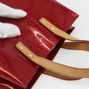 LOUIS VUITTON Monogram Vernis Reade PM Handtasche Pomme D'amour M91990 Auth ki6280-6
