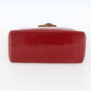 LOUIS VUITTON Monogram Vernis Reade PM Handtasche Pomme D'amour M91990 Auth ki6280-5