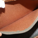 Christian Dior Honeycomb Canvas Shoulder Bag PVC Gray Gold Auth ki6281-22