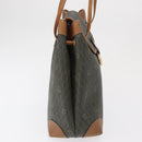 Christian Dior Honeycomb Canvas Shoulder Bag PVC Gray Gold Auth ki6281-4