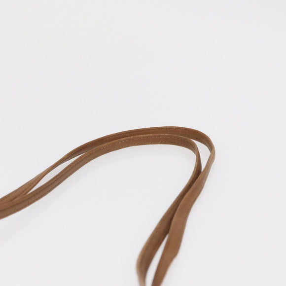 Christian Dior Honeycomb Canvas Shoulder Bag PVC Gray Gold Auth ki6281