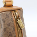 GUCCI Micro GG Supreme Shoulder Bag PVC Beige Gold 001 14 0412 Auth ki6283-10