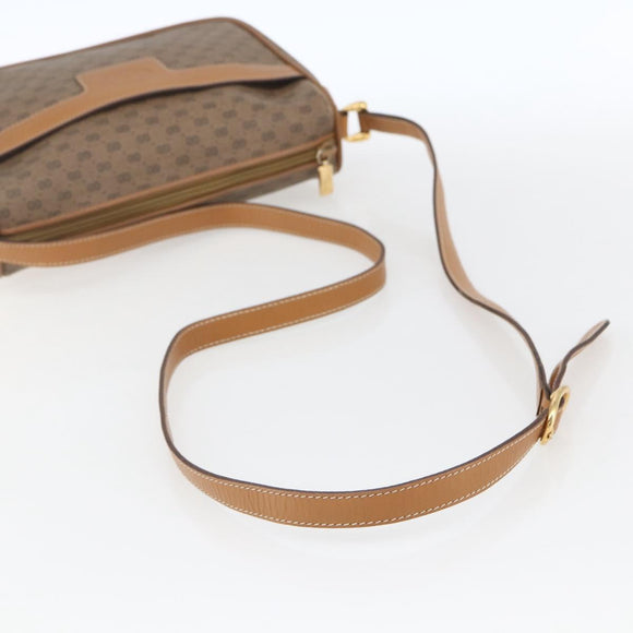 GUCCI Micro GG Supreme Shoulder Bag PVC Beige Gold 001 14 0412 Auth ki6283