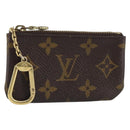 LOUIS VUITTON Monogram Pochette Cles Coin Purse M60033 LV Auth ki6287-1