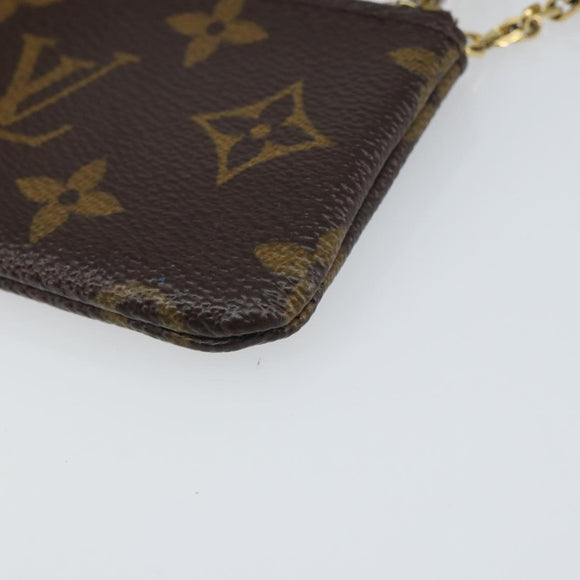 LOUIS VUITTON Monogram Pochette Cles Coin Purse M60033 LV Auth ki6287