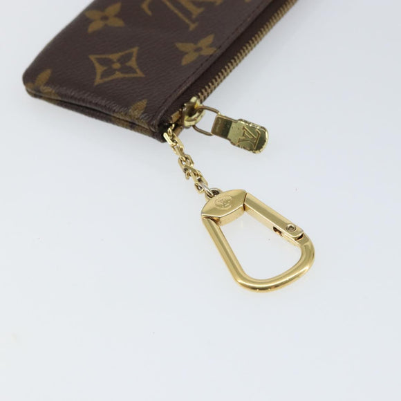 LOUIS VUITTON Monogram Pochette Cles Coin Purse M60033 LV Auth ki6287