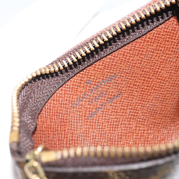 LOUIS VUITTON Monogram Pochette Cles Coin Purse M60033 LV Auth ki6287