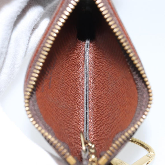 LOUIS VUITTON Monogram Pochette Cles Coin Purse M60033 LV Auth ki6287