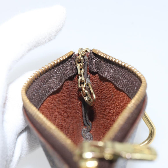 LOUIS VUITTON Monogram Pochette Cles Coin Purse M60033 LV Auth ki6287