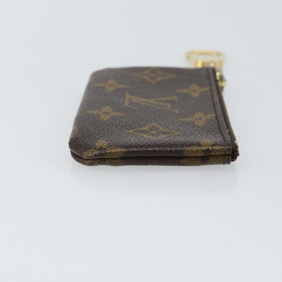 LOUIS VUITTON Monogram Pochette Cles Coin Purse M60033 LV Auth ki6287