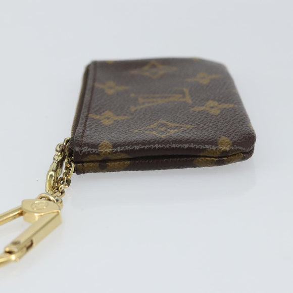 LOUIS VUITTON Monogram Pochette Cles Coin Purse M60033 LV Auth ki6287