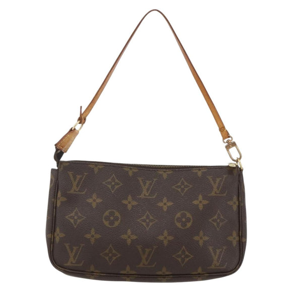 LOUIS VUITTON Monogram Pochette Accessoires Pouch M51980 LV Auth ki6289