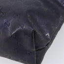 GUCCI GG Implementation Tote Bag PVC Purple Navy 211138 Auth ki6292-15
