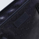 GUCCI GG Implementation Tote Bag PVC Purple Navy 211138 Auth ki6292-14