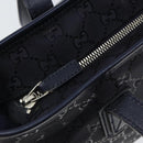 GUCCI GG Implementation Tote Bag PVC Purple Navy 211138 Auth ki6292-10