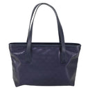 GUCCI GG Implementation Tote Bag PVC Purple Navy 211138 Auth ki6292-3