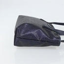 GUCCI GG Implementation Tote Bag PVC Purple Navy 211138 Auth ki6292-3