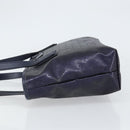 GUCCI GG Implementation Tote Bag PVC Purple Navy 211138 Auth ki6292-4