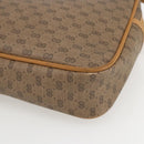 GUCCI Micro GG Supreme Clutch Bag PVC Beige Gold 014 58 0097 Auth ki6293-12