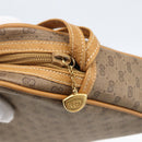 GUCCI Micro GG Supreme Clutch Bag PVC Beige Gold 014 58 0097 Auth ki6293-14