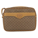 GUCCI Micro GG Supreme Clutch Bag PVC Beige Gold 014 58 0097 Auth ki6293-2
