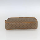 GUCCI Micro GG Supreme Clutch Bag PVC Beige Gold 014 58 0097 Auth ki6293-9