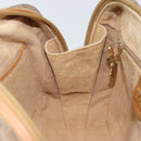 GUCCI Micro GG Supreme Hand Bag PVC Beige Gold 000 104 0030 Auth ki6300-21