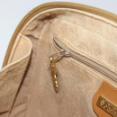 GUCCI Micro GG Supreme Hand Bag PVC Beige Gold 000 104 0030 Auth ki6300-22