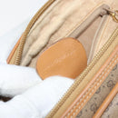 GUCCI Micro GG Supreme Hand Bag PVC Beige Gold 000 104 0030 Auth ki6300-12