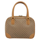 GUCCI Micro GG Supreme Hand Bag PVC Beige Gold 000 104 0030 Auth ki6300-2