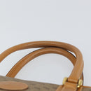 GUCCI Micro GG Supreme Hand Bag PVC Beige Gold 000 104 0030 Auth ki6300-8